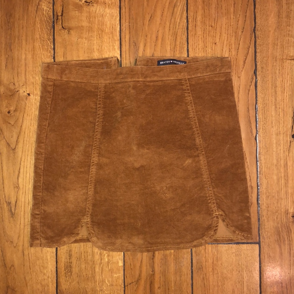 Brandy Melville Small Tan Skirt